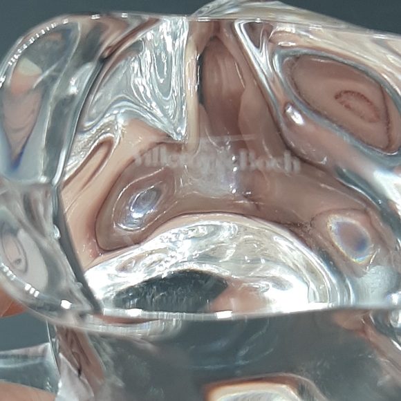 Vintage Villeroy & Boch Art Glass Penquin Figurines Sticker Signed on Bottom - Picture 6 of 9